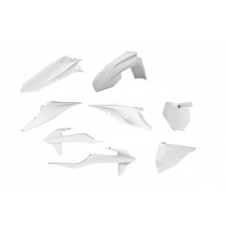 Polisport, sada plastů, KTM SX/SXF 19-20, XC/XC-F `19-20 bílá barva